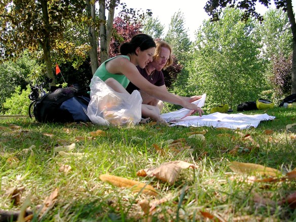 Planning our day - love how simple life is!