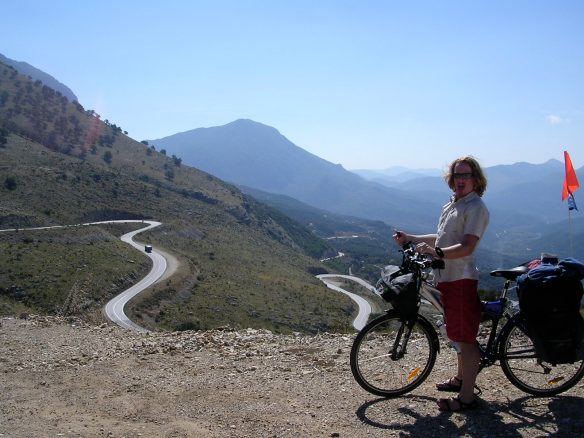 The beginning of the Greek mountains