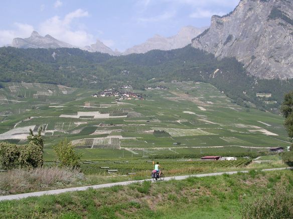 Preparing to conquer the mountains in Switzerland