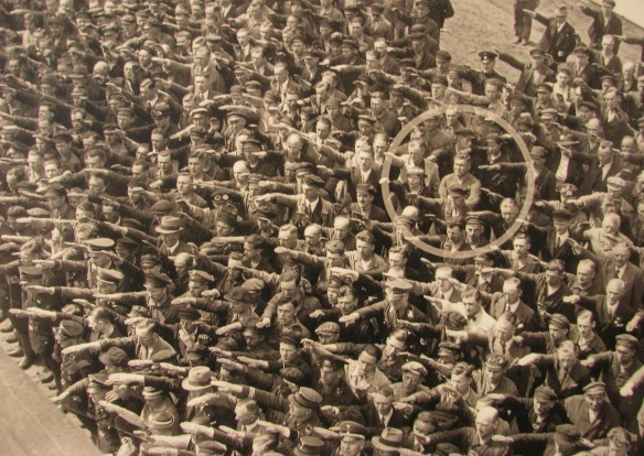 As one behind their Führer.