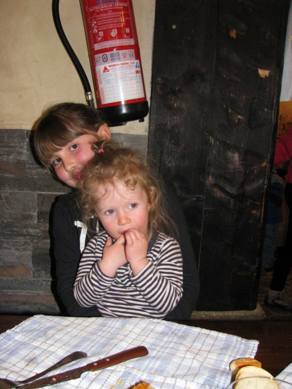 Amaya took an instant liking to Intza and they waltzed around the cider house like long lost friends.