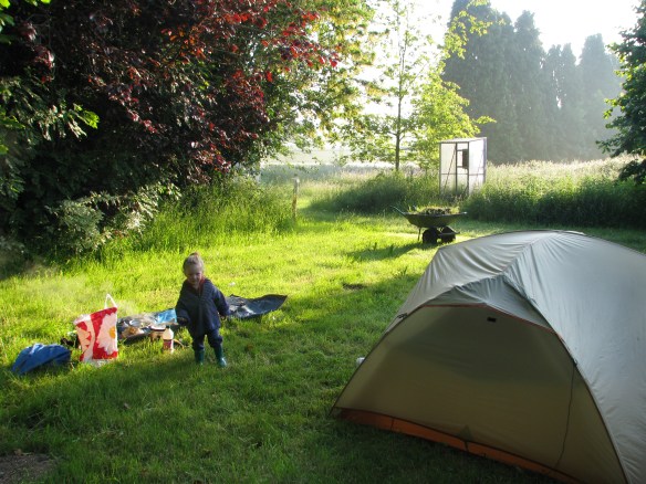 This was a cool campground in an old guys backyard - total cost of 3.80 Euros!