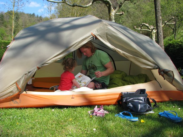 She is a natural camper!